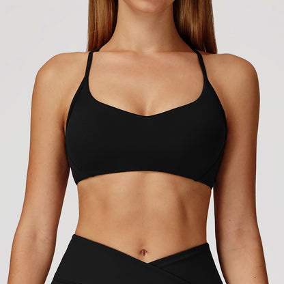 Nude Feel Yoga Bra Y-shaped Beauty Back High-grade Sports