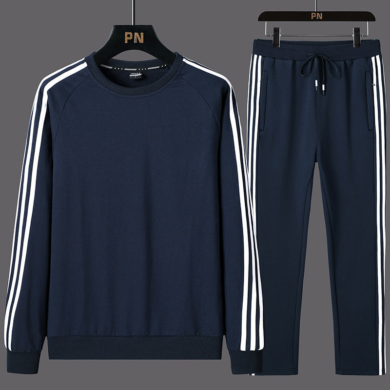 Casual Sportswear Suit Men's Two-piece Suit Sweatshirt And Sweatpants