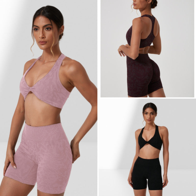 I-shaped Bra Shorts Suit Women Seamless