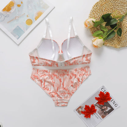 Women's Sweet Push-up Bra Set