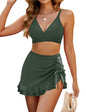 Split Bikini Cover Belly Slimming Swimsuit Suit