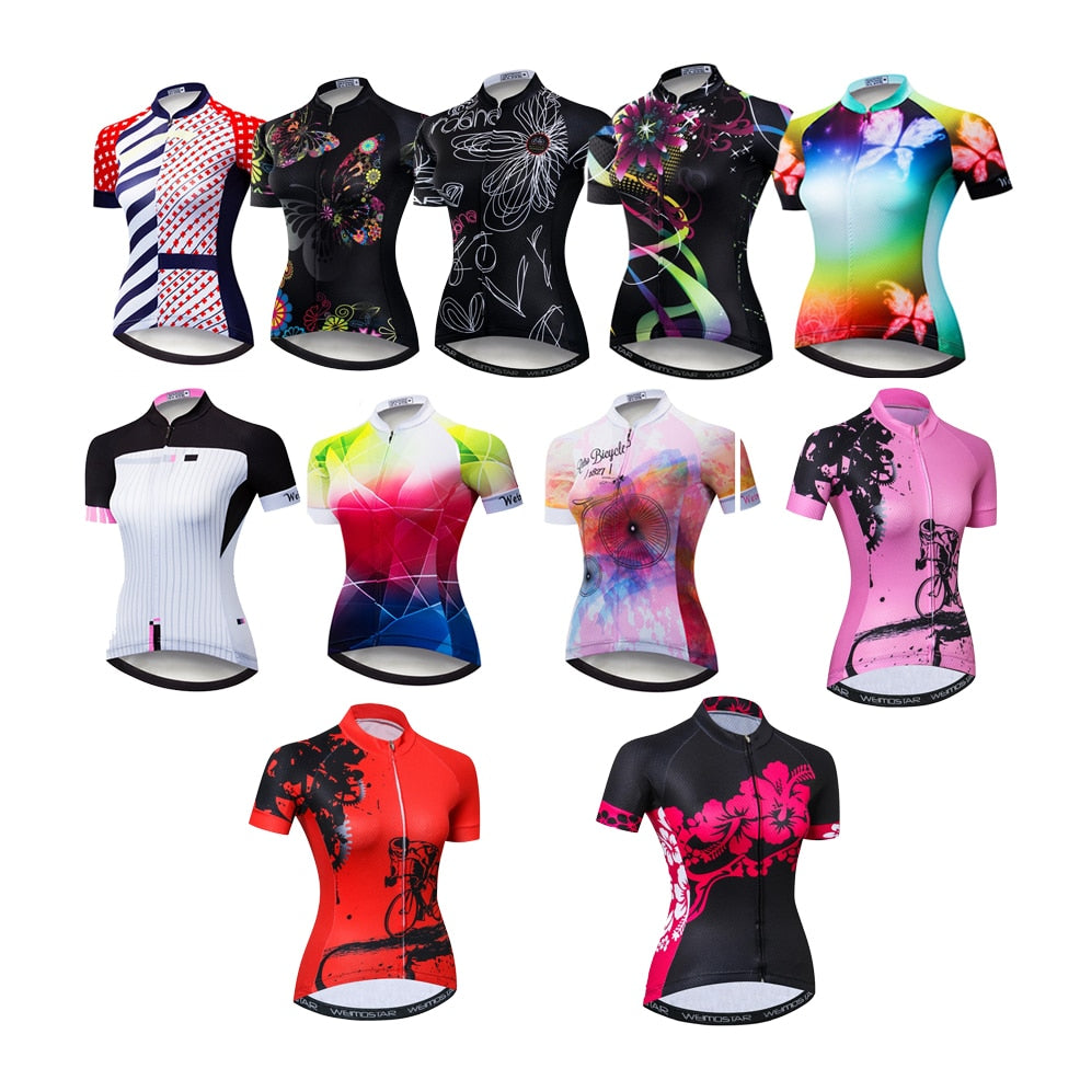 Ladies cycling suit short sleeve