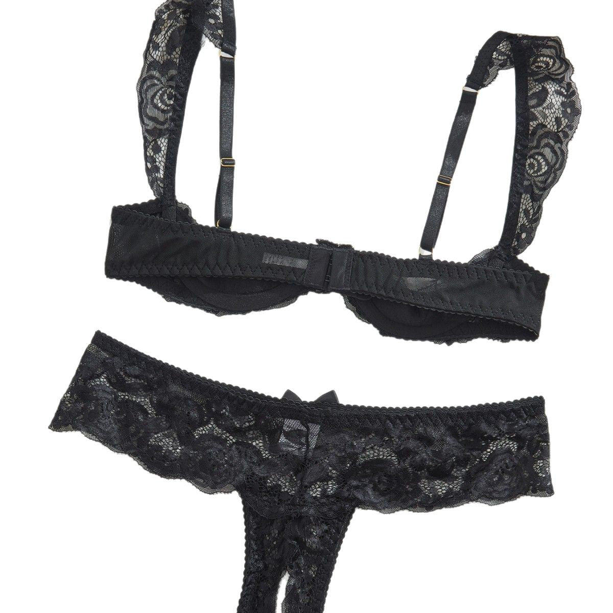 Cute Girl-Style Lace Bra And Underwear Set