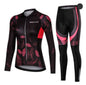 Cycling Jersey Suit Long Sleeved Thin Ladies Suit