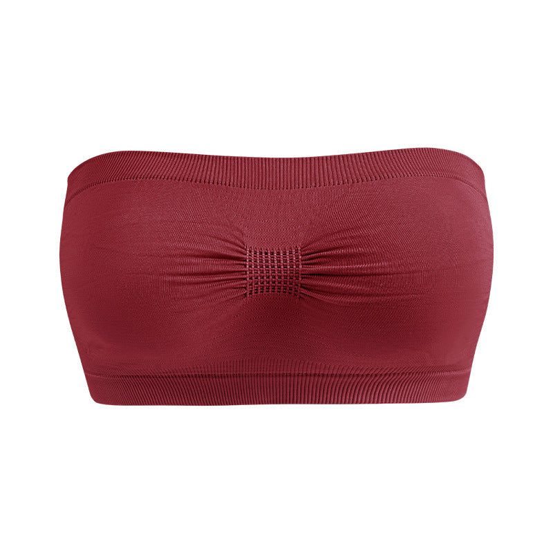 Tube Top Strapless Underwear Women's Breathable Strapless Bra And Undershirt