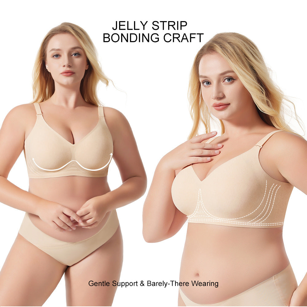 Seamless Big Chest Underwear Wireless Comfortable Bra