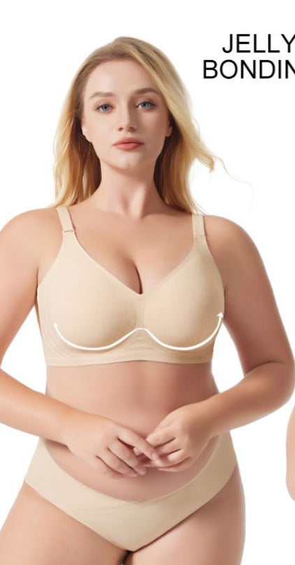 Seamless Big Chest Underwear Wireless Comfortable Bra