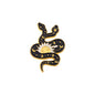 Cartoon Cute Snake-shaped Surround Alloy Brooch Men And Women Couples Dripping Oil Badge Accessories