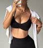 Wrinkled Chest Camisole Bra For Women