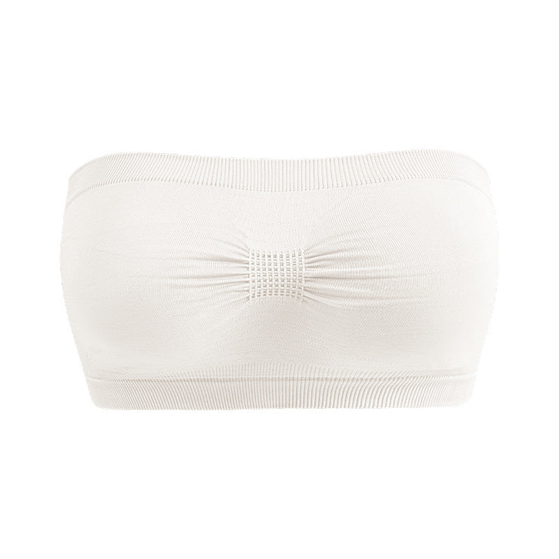 Tube Top Strapless Underwear Women's Breathable Strapless Bra And Undershirt