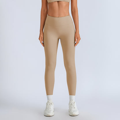 Beauty Back With Chest Pad Cross Spaghetti Strap Bra High Waist Fitness Pants