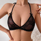 Lace Sexy Women's Bra With Straps And Triangle Cups