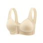 Front Button Underwear Large Size Push Up European And American Bra