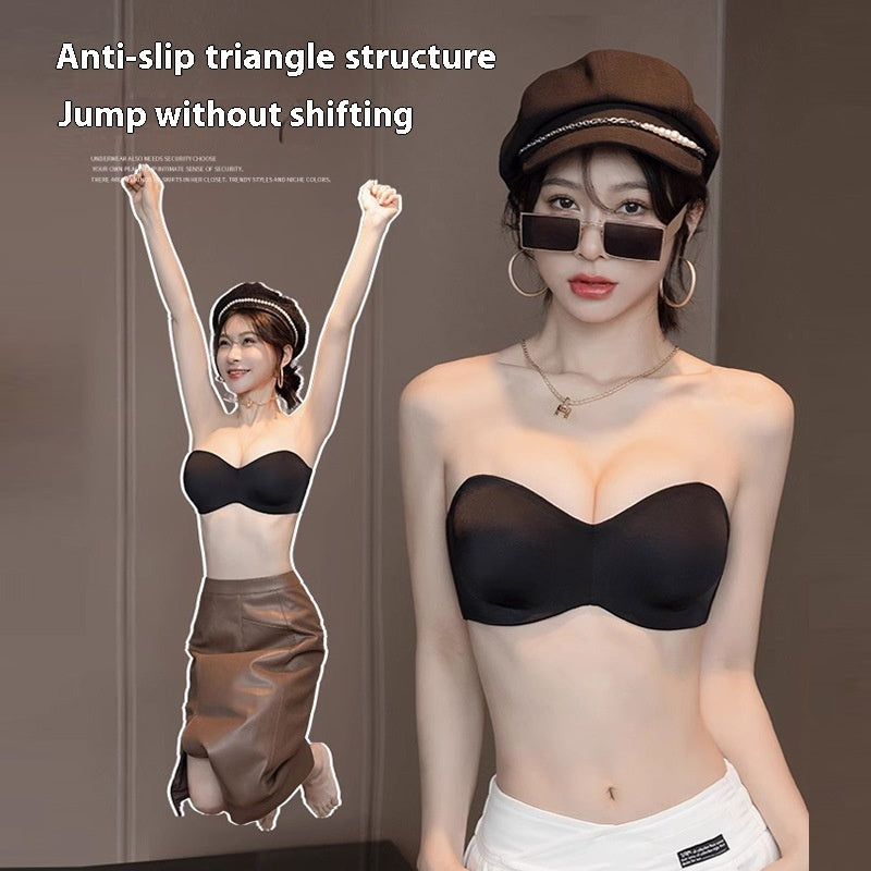 Small Tube Top Non-slip Bandeau Thin Bra