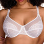Women's Plus Size Underwear Ultra-thin Lace Bra