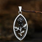 Hollow Rose Pattern Titanium Steel Pendant Fashion Simple Titanium Steel Men And Women Stainless Steel Accessories