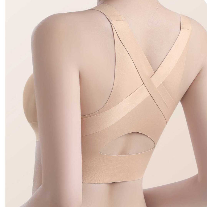Jiaozi Lifting Anti-sagging Shaping Beauty Back Polyester Bra