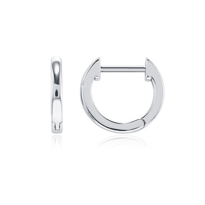 Smooth Round Design Fashion Trend Earrings Creative Men And Women Universal Earrings In Europe And The United States Accessories