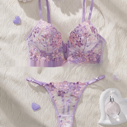 Sexy French Sexy Underwear Pure Lace Large Boob Size Concealing Bra