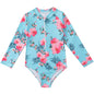 Girl's Long-sleeve One-piece Swimming Suit