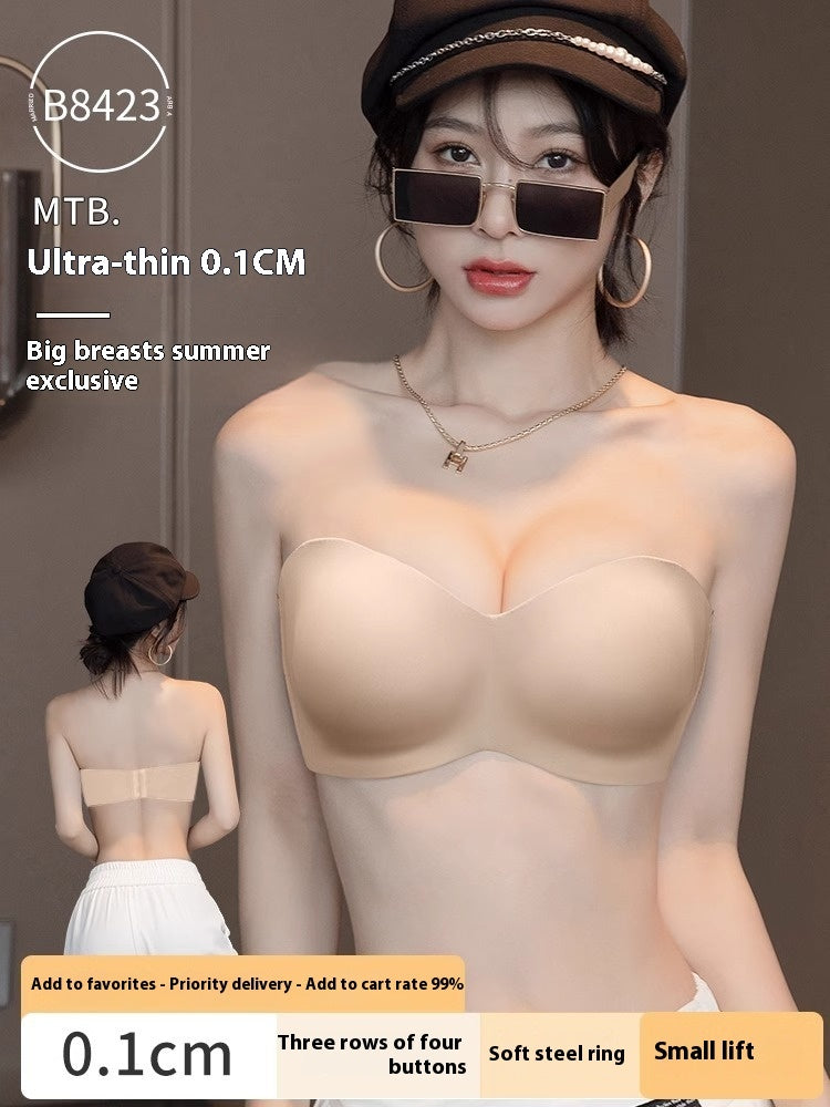 Small Tube Top Non-slip Bandeau Thin Bra