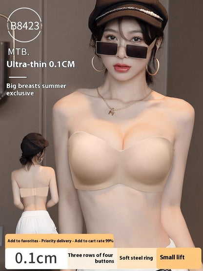 Small Tube Top Non-slip Bandeau Thin Bra