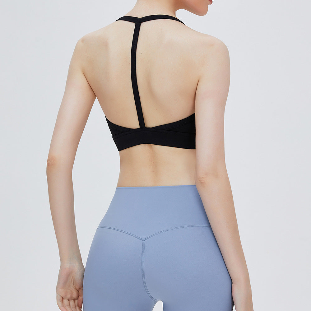 Halter Beauty Back Quick-drying Workout Bra