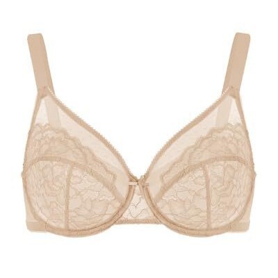 Women's Plus Size Underwear Ultra-thin Lace Bra