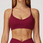 Nude Feel Yoga Bra Y-shaped Beauty Back High-grade Sports