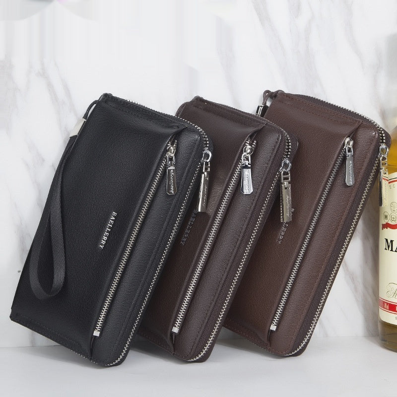 Large-capacity Zippered Clutch For Men