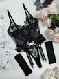 Seduction Net Stitching Machine Embroidery Bra