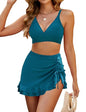 Split Bikini Cover Belly Slimming Swimsuit Suit