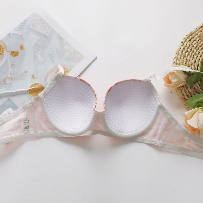 Women's Sweet Push-up Bra Set