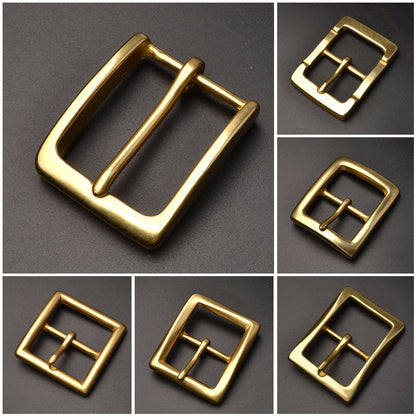 Casual Men Solid Brass Belt Buckle Accessories