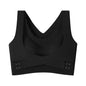 Lace Wide Shoulder Vest Style Women's Bra