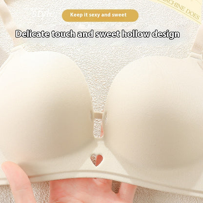 Breast Size Exaggerating Holding Anti-sagging Wireless Flat Chest Bra