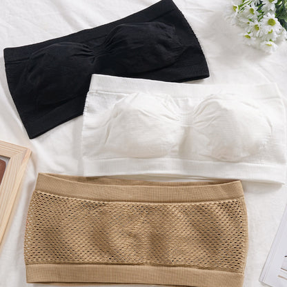 Tube Top Strapless Underwear Women's Breathable Strapless Bra And Undershirt