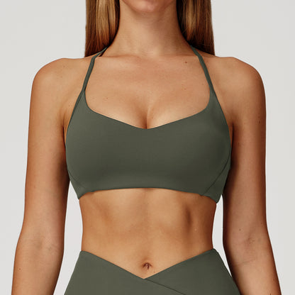 Nude Feel Yoga Bra Y-shaped Beauty Back High-grade Sports