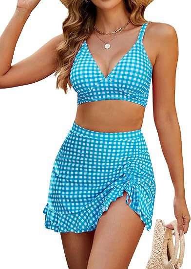 Split Bikini Cover Belly Slimming Swimsuit Suit