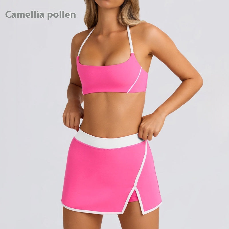 Yoga Underwear Sports And Fitness Running Outdoor Bra And Skirt