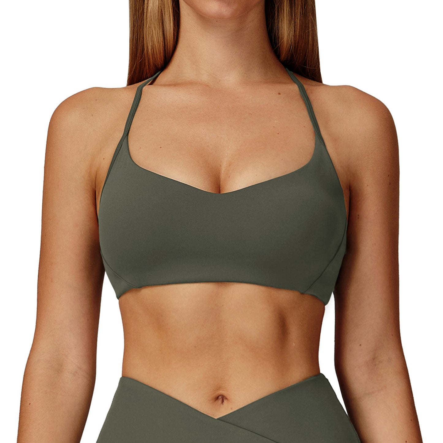 Nude Feel Yoga Bra Y-shaped Beauty Back High-grade Sports