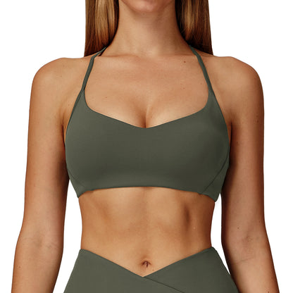 Nude Feel Yoga Bra Y-shaped Beauty Back High-grade Sports