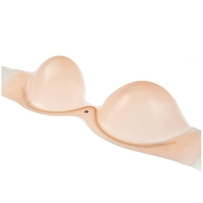Plus Size Silicon Stickers Ultra-thin Seamless Invisible Bra Strapless