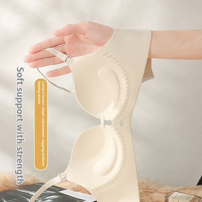 Breast Size Exaggerating Holding Anti-sagging Wireless Flat Chest Bra