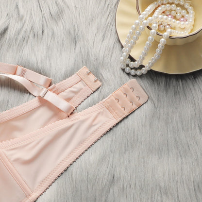 Women's Lingerie Set - Pink, Cute And Comfortable Push-Up Bra