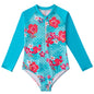 Girl's Long-sleeve One-piece Swimming Suit