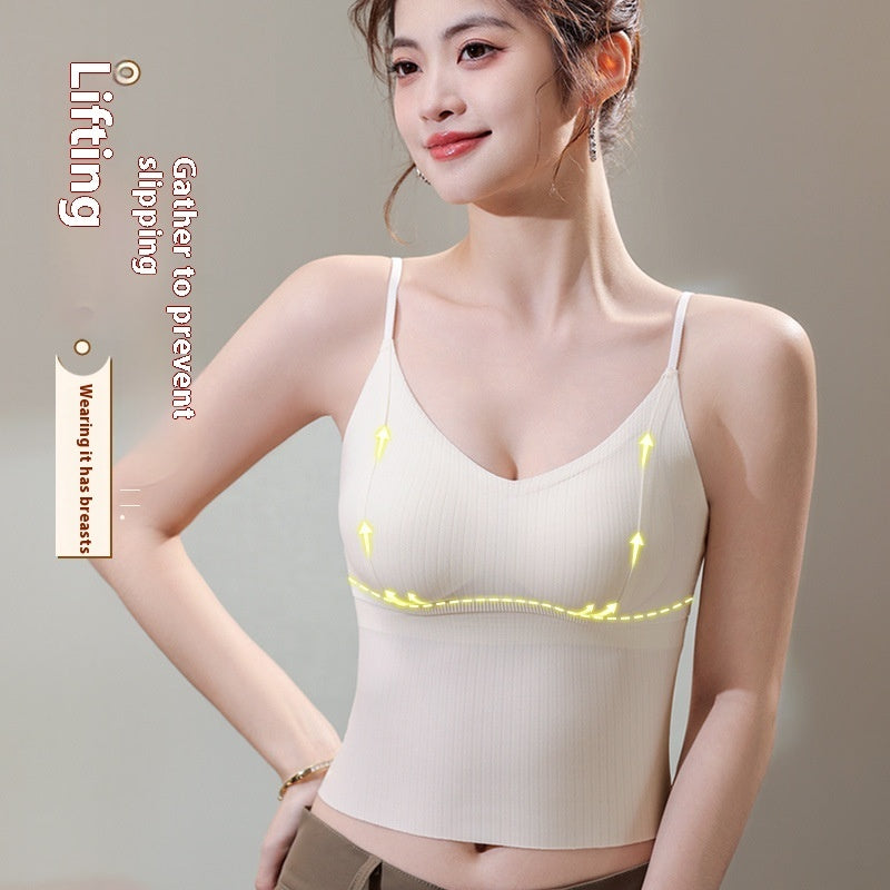 New Women's Spaghetti Strap Padded Push Up Bra