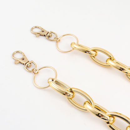 Simple Gold Hollow Pants Chain Ring Buckle Punk Style Thick Pants Chain Hip Hop Men And Women Jeans Cargo Pants Accessories