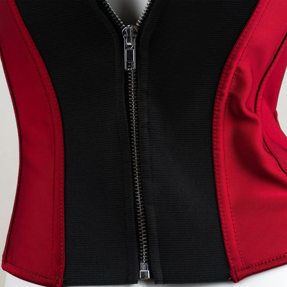 Steel Rib Belly And Waist Shaping Fishbone Bra Top