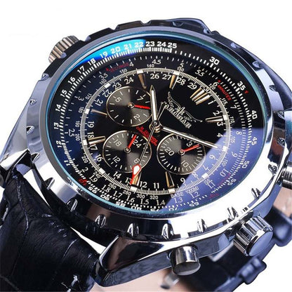 Mens Stylish Casual Multi-function Mechanical Watch